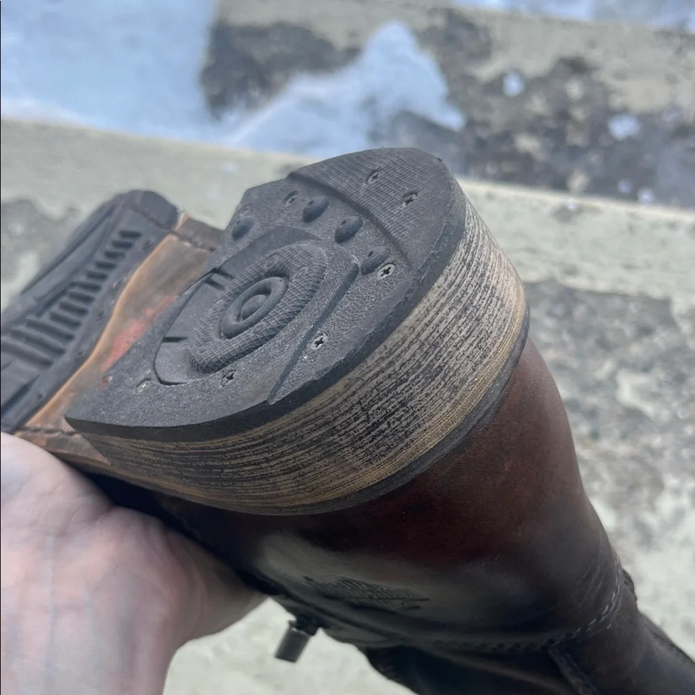 Like new Harley-Davidson Dark Brown Leather Boots - Picture 11 of 16